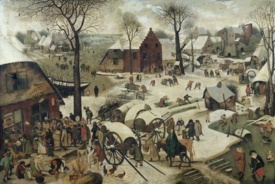 Il censimento a Betlemme da Pieter Bruegel the Elder